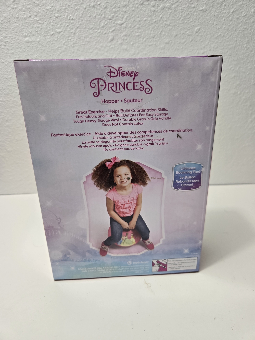 Disney Princess Pink Hopper Ball for Kids - Picture 4 of 6